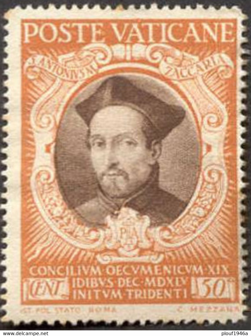 Pays : 495 (Vatican (Cité Du))  Yvert Et Tellier N° :   130 (*) - Unused Stamps