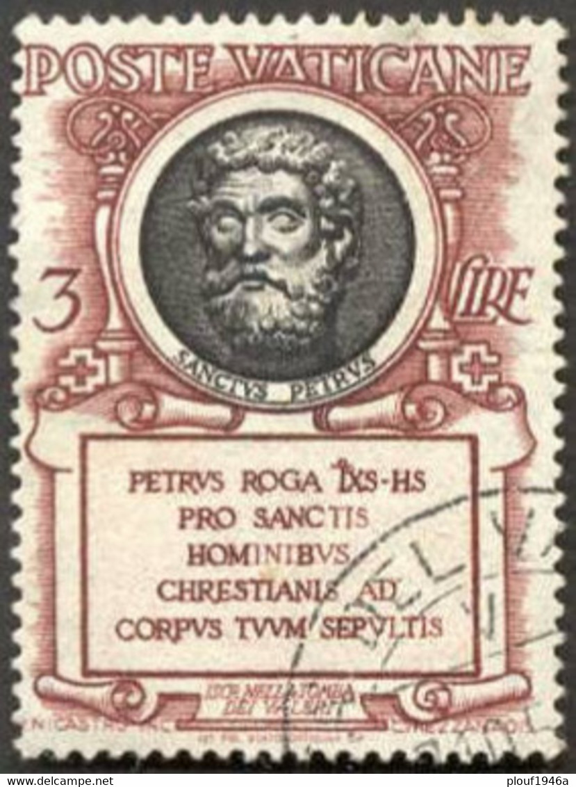 Pays : 495 (Vatican (Cité Du))  Yvert Et Tellier N° :   176 (o) - Used Stamps