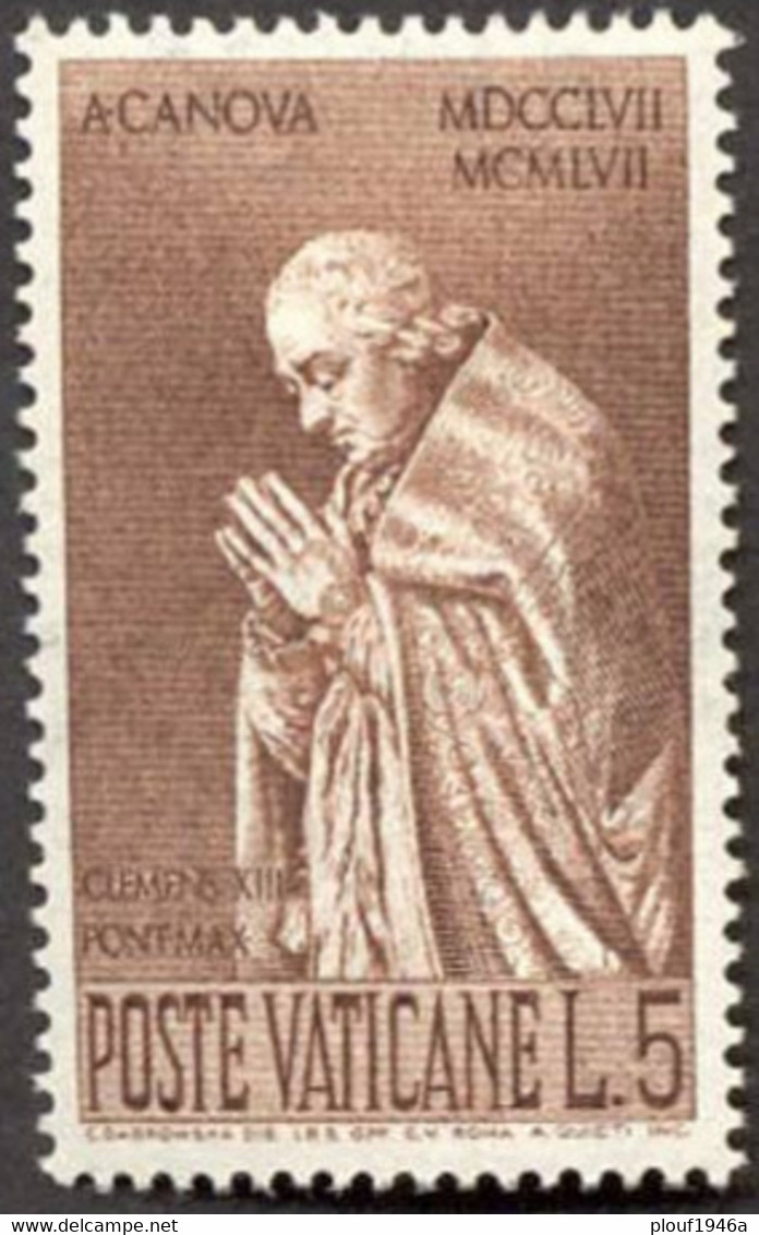 Pays : 495 (Vatican (Cité Du))  Yvert Et Tellier N° :   261 (*) - Unused Stamps