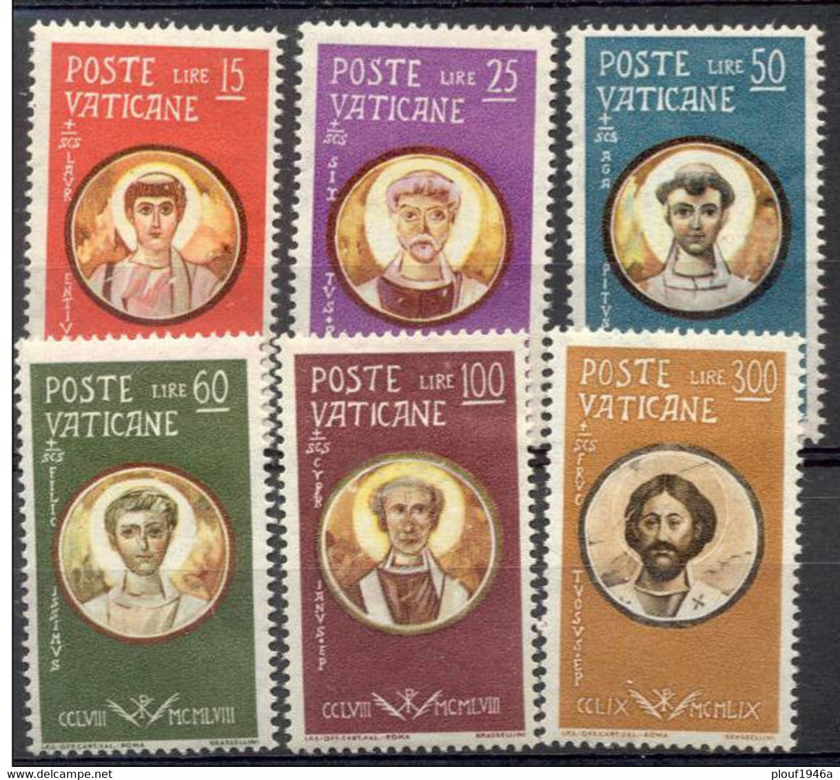Pays : 495 (Vatican (Cité Du))  Yvert Et Tellier N° :   274-279 (*) - Unused Stamps
