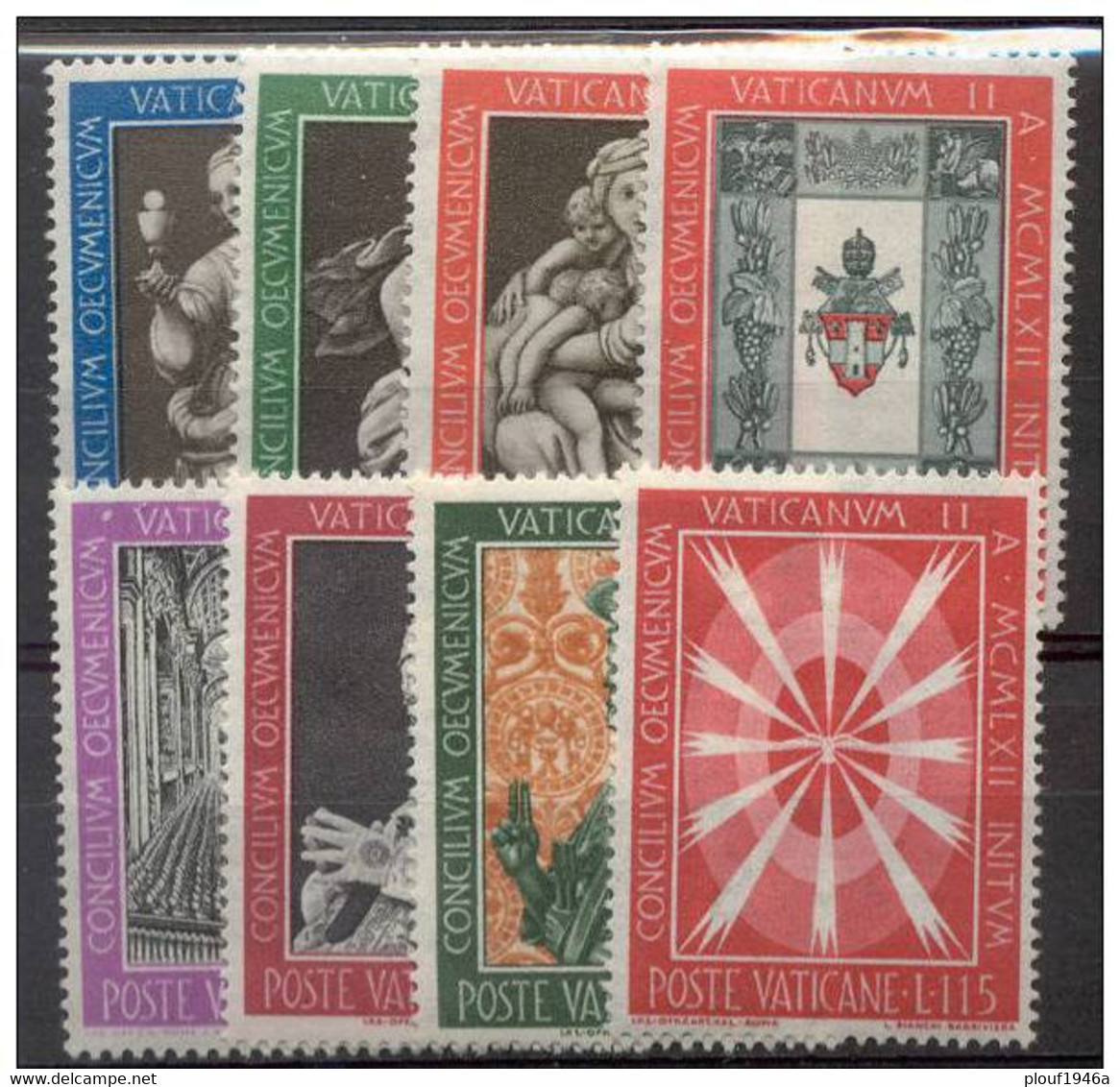 Pays : 495 (Vatican (Cité Du))  Yvert Et Tellier N° :   363-370 (*) - Unused Stamps