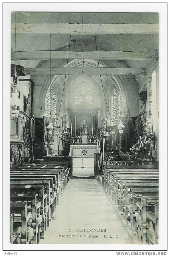 RETHONDES - Intérieur De L'Eglise - Rethondes