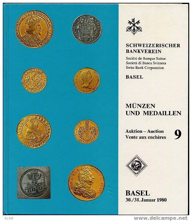 Catalogue De Vente Aux Enchères 1980 De SVB à Bâle + De 1360 Pièces - Livres & Logiciels