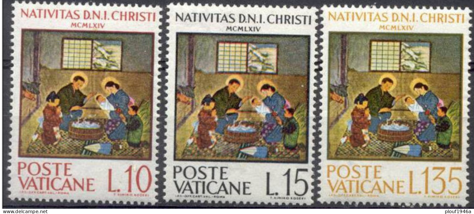 Pays : 495 (Vatican (Cité Du))  Yvert Et Tellier N° :   415-417 (o) - Neufs