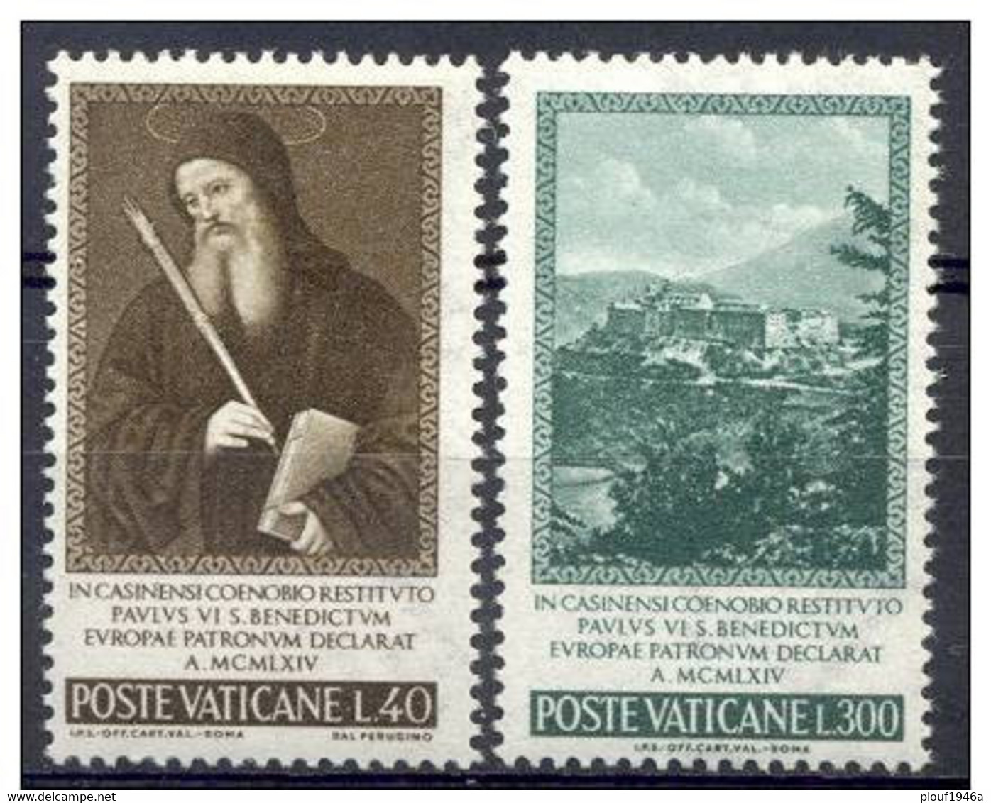 Pays : 495 (Vatican (Cité Du))  Yvert Et Tellier N° :   432 (*)-433 (**) - Unused Stamps