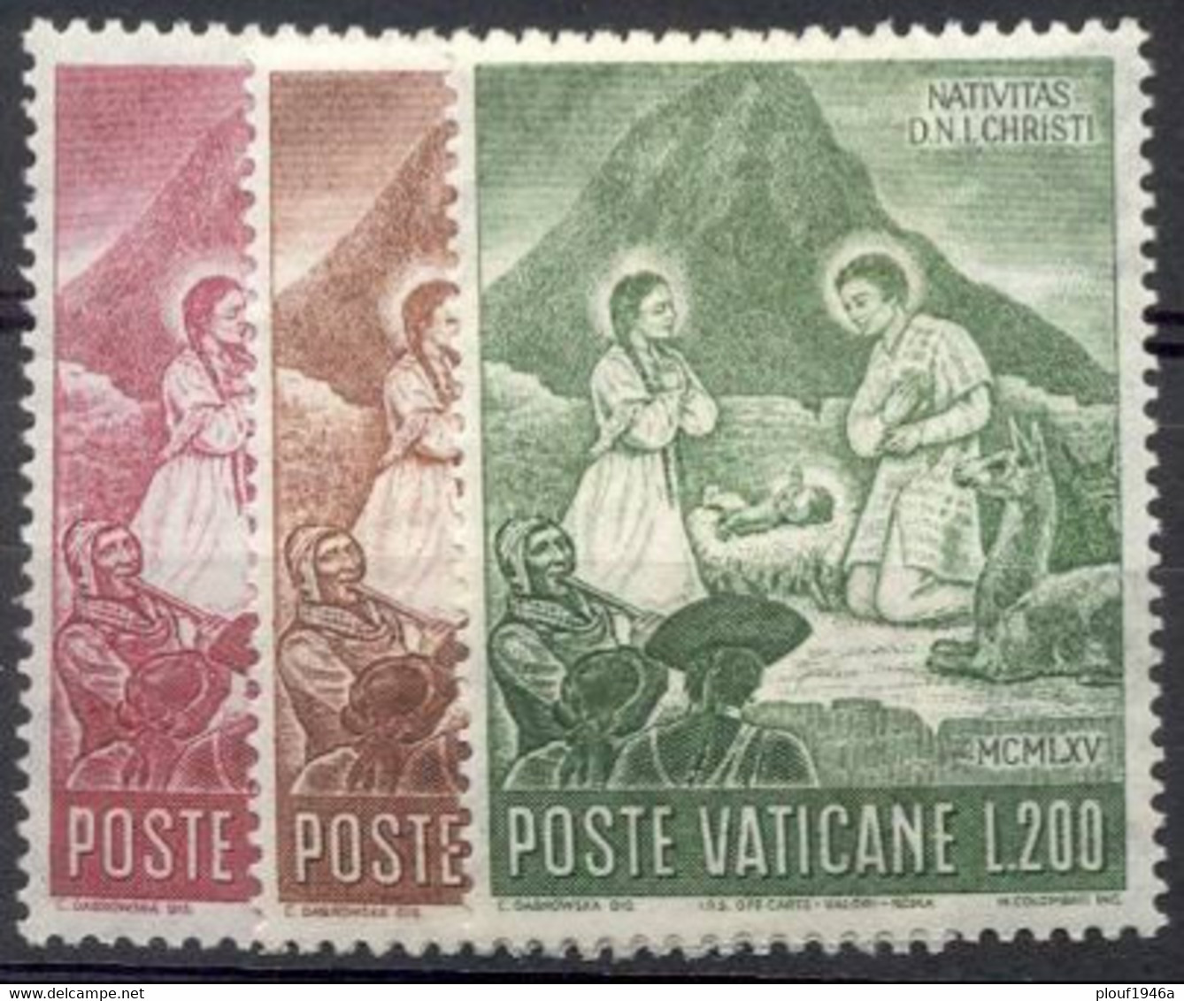 Pays : 495 (Vatican (Cité Du))  Yvert Et Tellier N° :   438-440 (*) - Unused Stamps