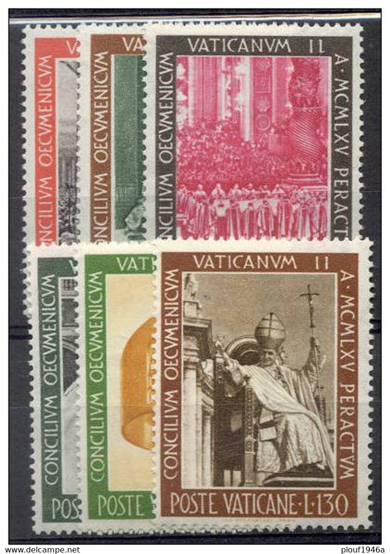 Pays : 495 (Vatican (Cité Du))  Yvert Et Tellier N° :   457-462 (*) - Unused Stamps