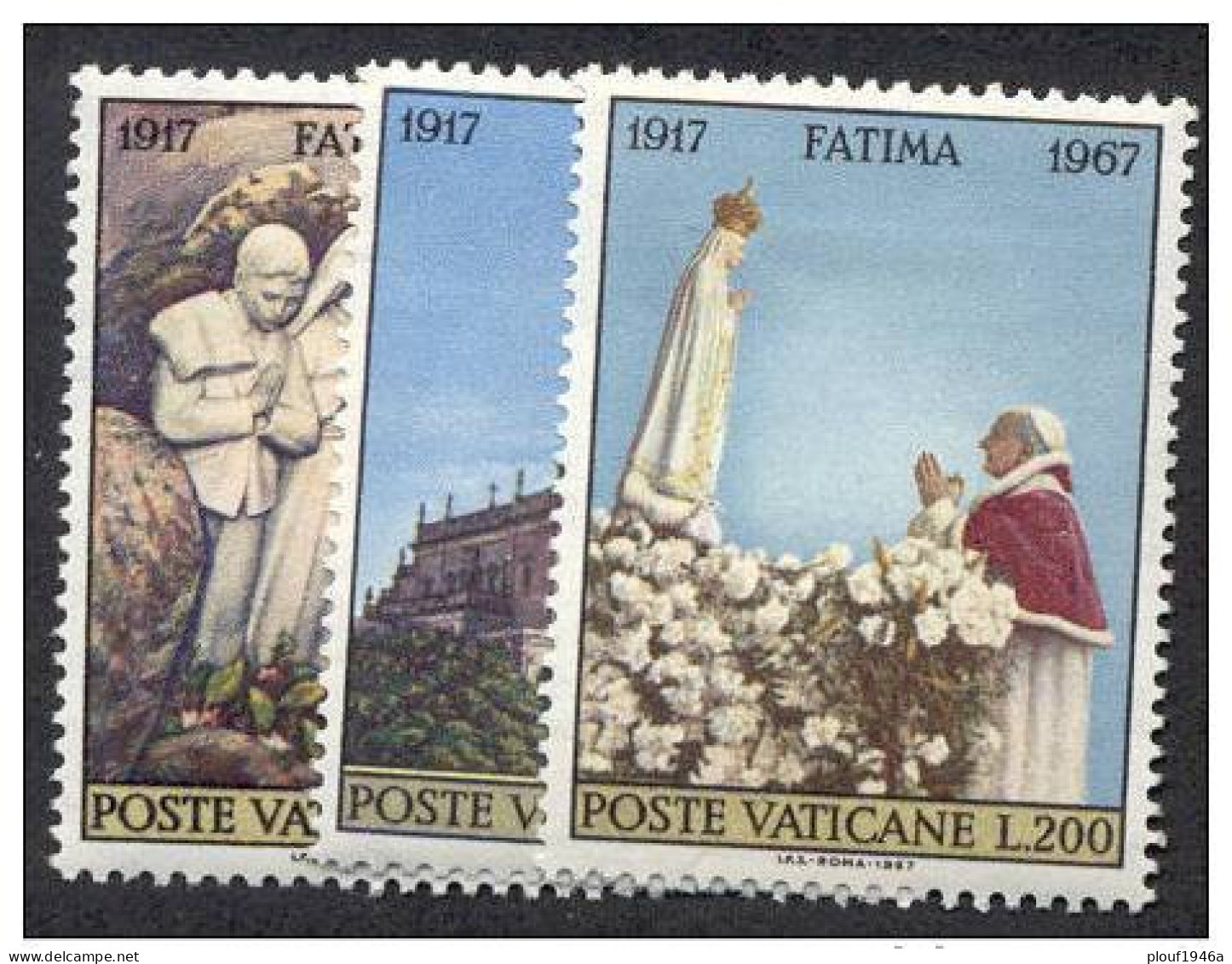 Pays : 495 (Vatican (Cité Du))  Yvert Et Tellier N° :   473-475 (*) - Unused Stamps