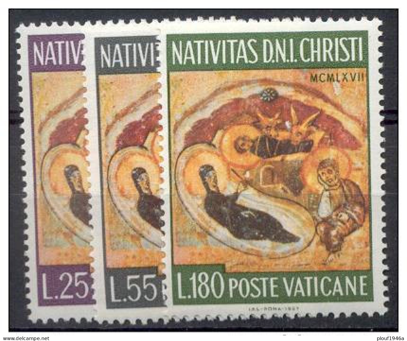 Pays : 495 (Vatican (Cité Du))  Yvert Et Tellier N° :   476-478 (*) - Unused Stamps