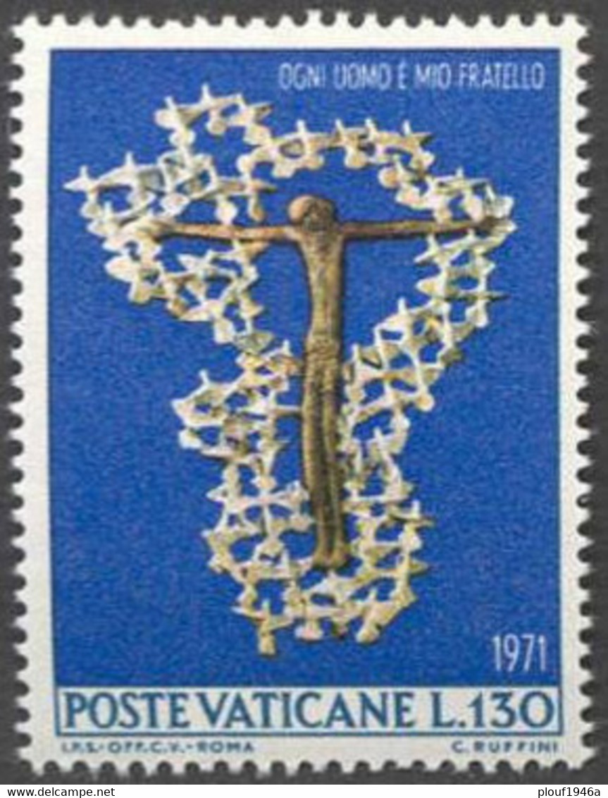 Pays : 495 (Vatican (Cité Du))  Yvert Et Tellier N° :   521 (*) - Ungebraucht