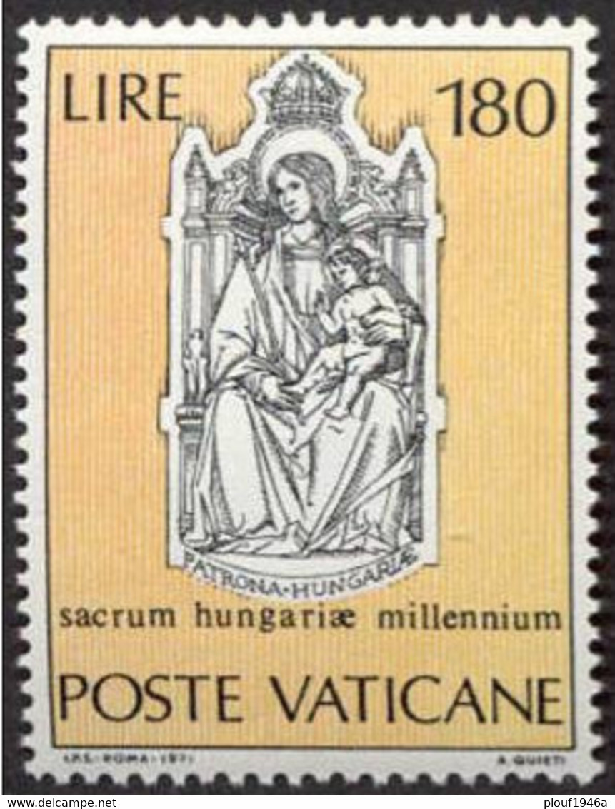 Pays : 495 (Vatican (Cité Du))  Yvert Et Tellier N° :   532 (*) - Neufs