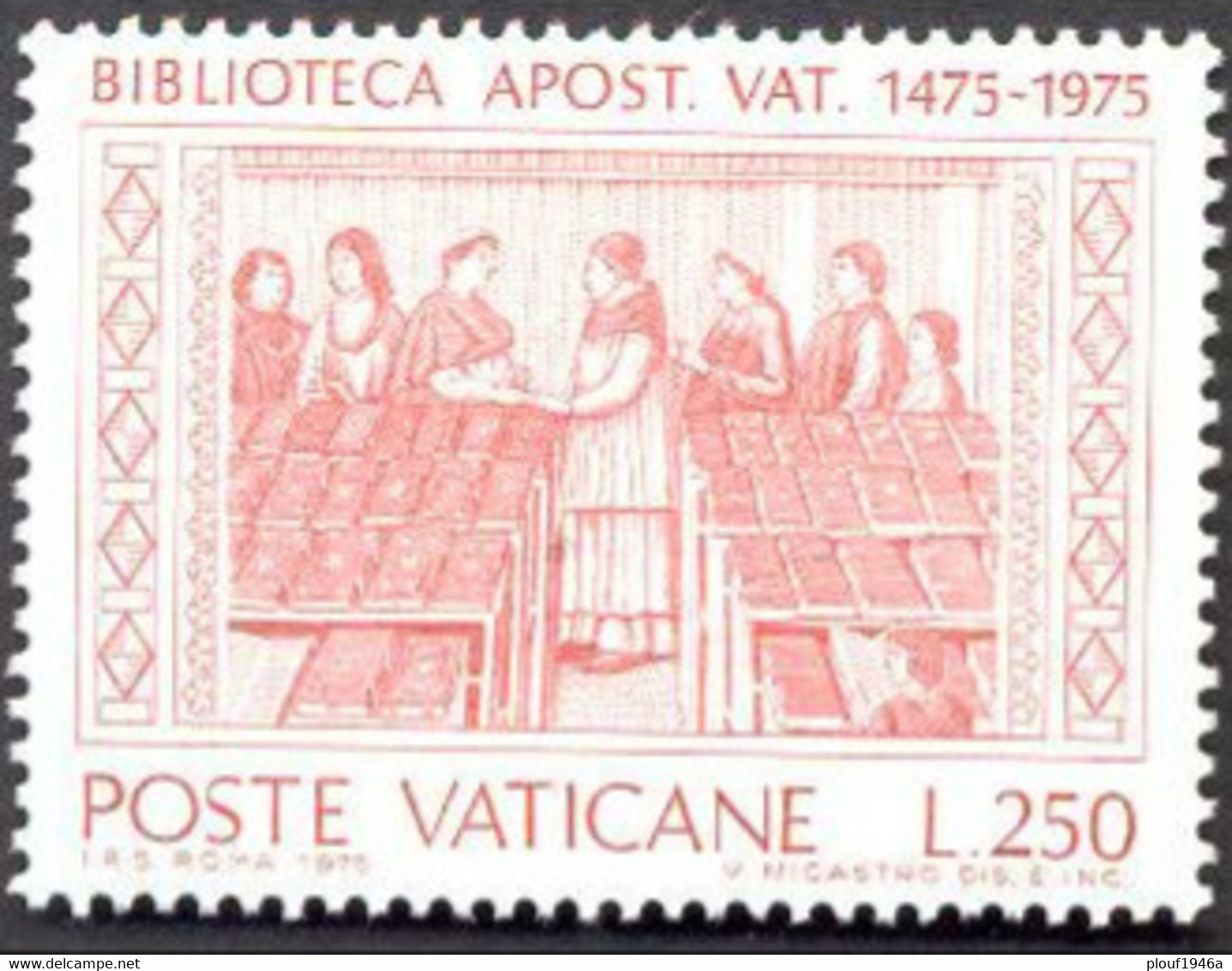 Pays : 495 (Vatican (Cité Du))  Yvert Et Tellier N° :   605 (*) - Nuevos