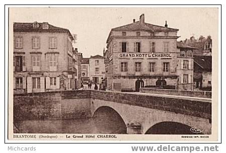 CPA 24 BRANTOME - Le Grand Hotel CHABROL - Brantome