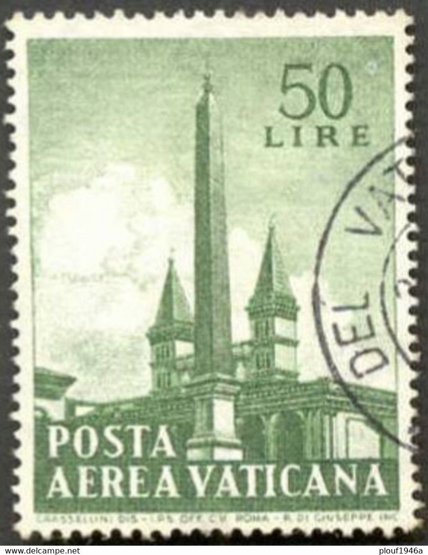 Pays : 495 (Vatican (Cité Du))  Yvert Et Tellier N° : Aé   40 (o) - Airmail