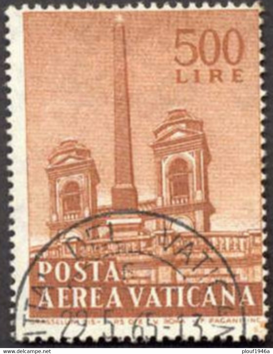 Pays : 495 (Vatican (Cité Du))  Yvert Et Tellier N° : Aé   44 (o) - Luchtpost