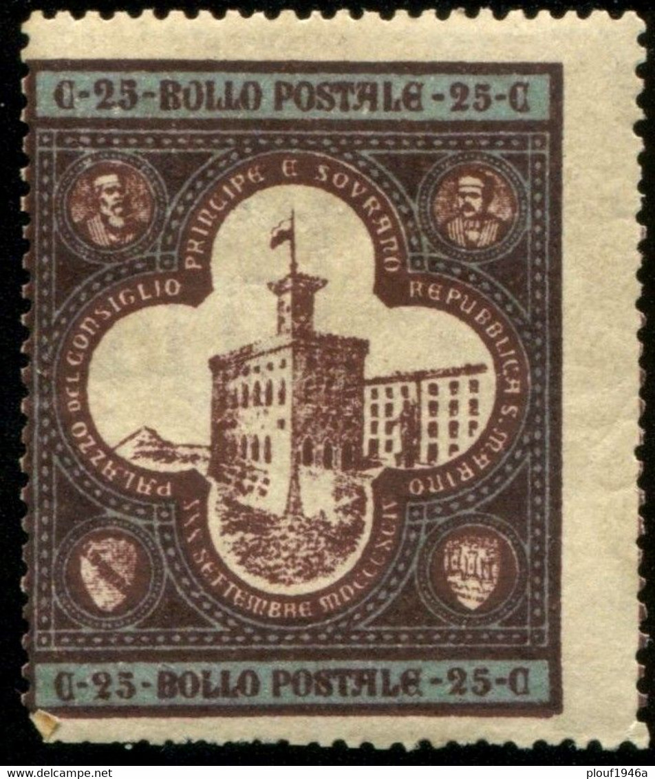 Pays : 421 (Saint-Marin)  Yvert Et Tellier N° :   23 (*) - Unused Stamps