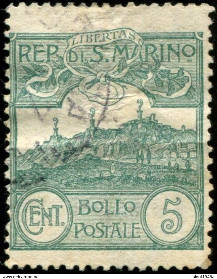 Pays : 421 (Saint-Marin)  Yvert Et Tellier N° :   35 (o) - Used Stamps