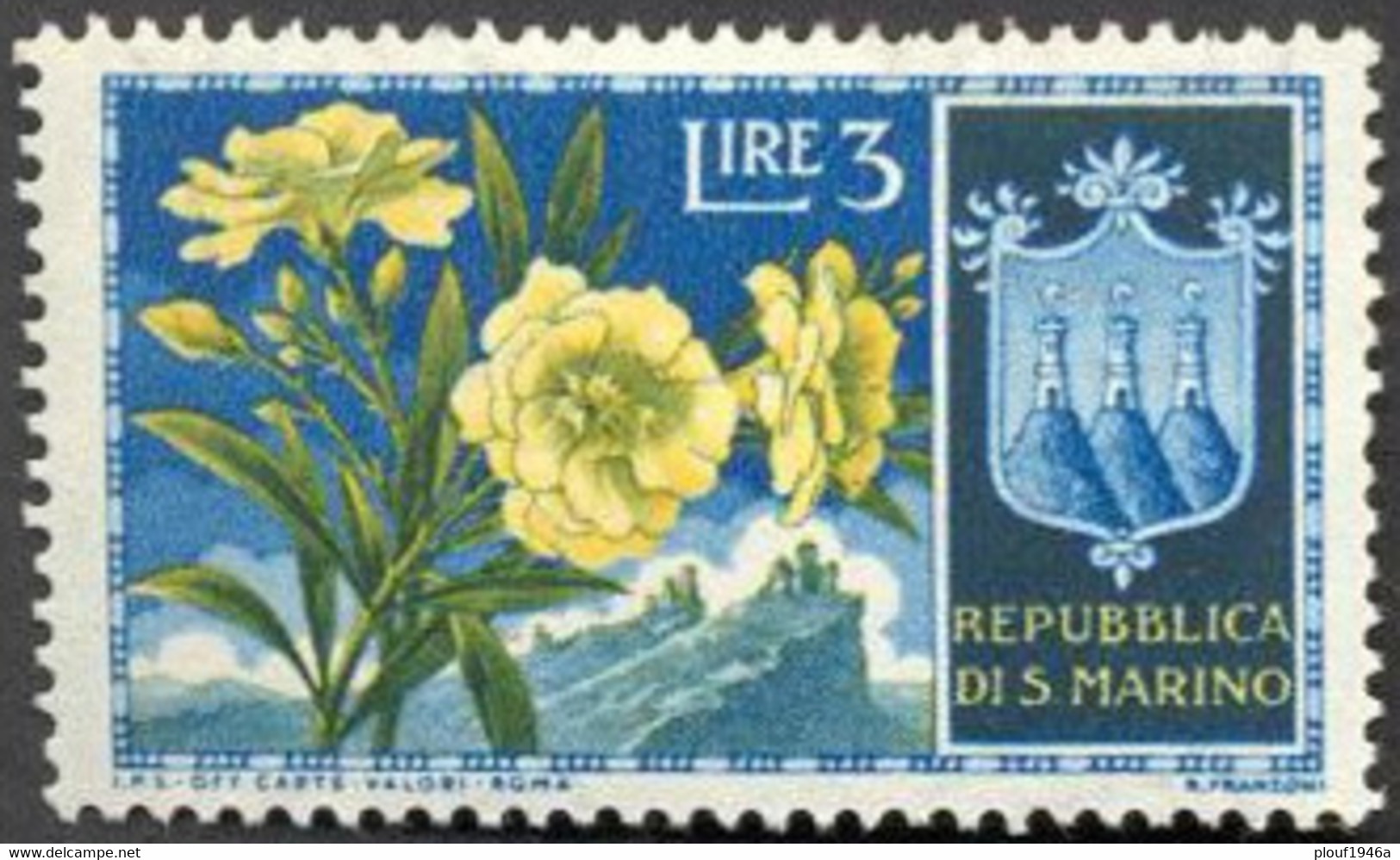 Pays : 421 (Saint-Marin)  Yvert Et Tellier N° :  376 (*) - Unused Stamps