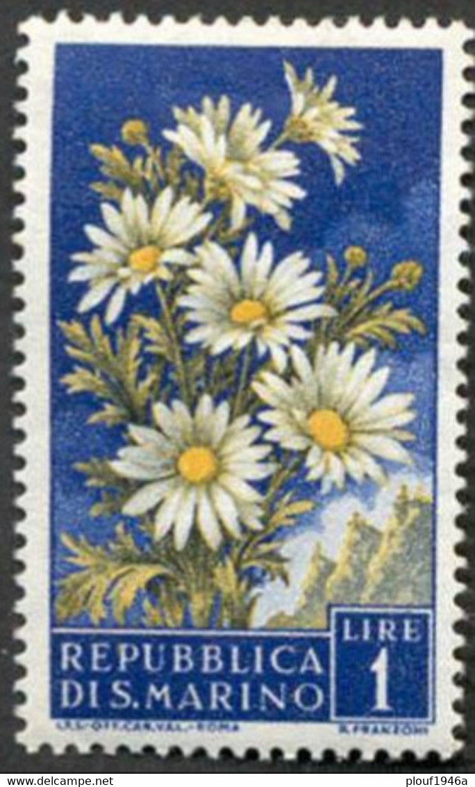 Pays : 421 (Saint-Marin)  Yvert Et Tellier N° :  427 (*) - Unused Stamps
