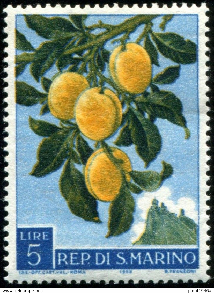 Pays : 421 (Saint-Marin)  Yvert Et Tellier N° :  453 (*) - Unused Stamps