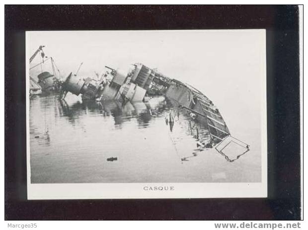 Bateau De Guerre Le " Casque "  Coulé Rade De Toulon En 1942 Guerre 1939 1945 ?) Attention Photo - Bateaux