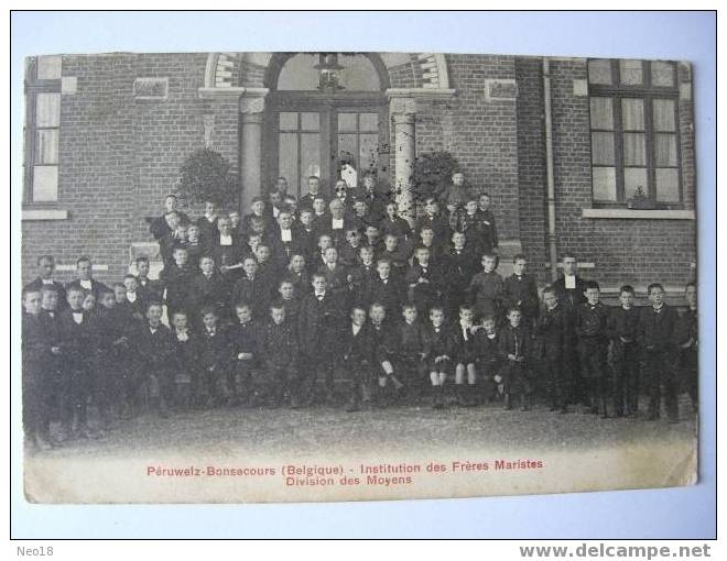 Peruwelz. BonSecours. Intitution Des Freres Maristes. Division Des Moyens - Autres & Non Classés