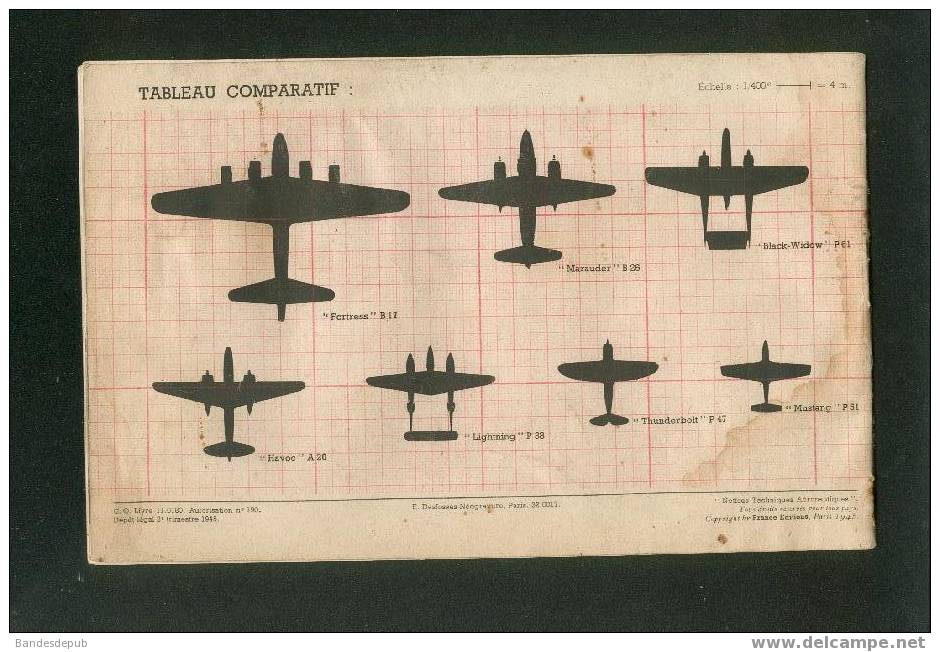 Avions Américains - Photos Plans Caractéristiques - Fascicule 1 (7 Avions De L'armée Américaine Pendant La 2è Guerre Mon - AeroAirplanes
