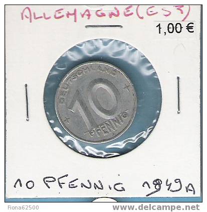 10 PFENNIG . 1949 A . - 10 Pfennig