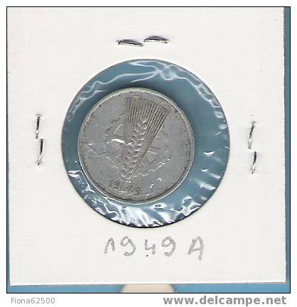 10 PFENNIG . 1949 A . - 10 Pfennig