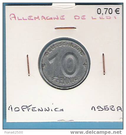 10 PFENNIG . 1952 A . - 10 Pfennig