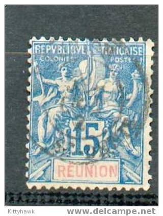 REUN 57 - YT 37 Obli - Used Stamps