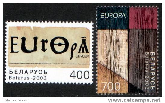 Belarus - Wit-Rusland - Biélorussie : 24-04-2003 (**) Set 2v : Europa CEPT 2003 - 2003