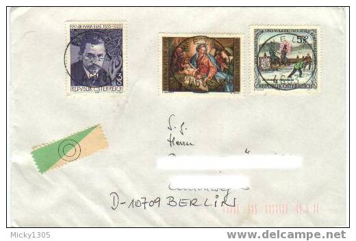 Österreich / Austria - Umschlag Echt Gelaufen / Cover Used (0991) - Briefe U. Dokumente