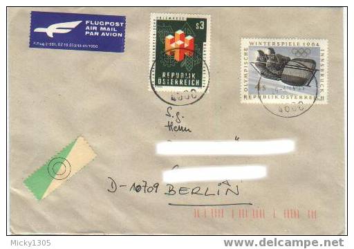 Österreich / Austria - Umschlag Echt Gelaufen / Cover Used (0996) - Storia Postale