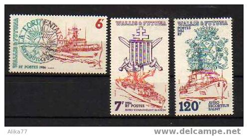 WALLIS FUTUNA      Neuf **   Y. Et T.  N° 348 à 350        Cote:  5,50 Euros - Unused Stamps