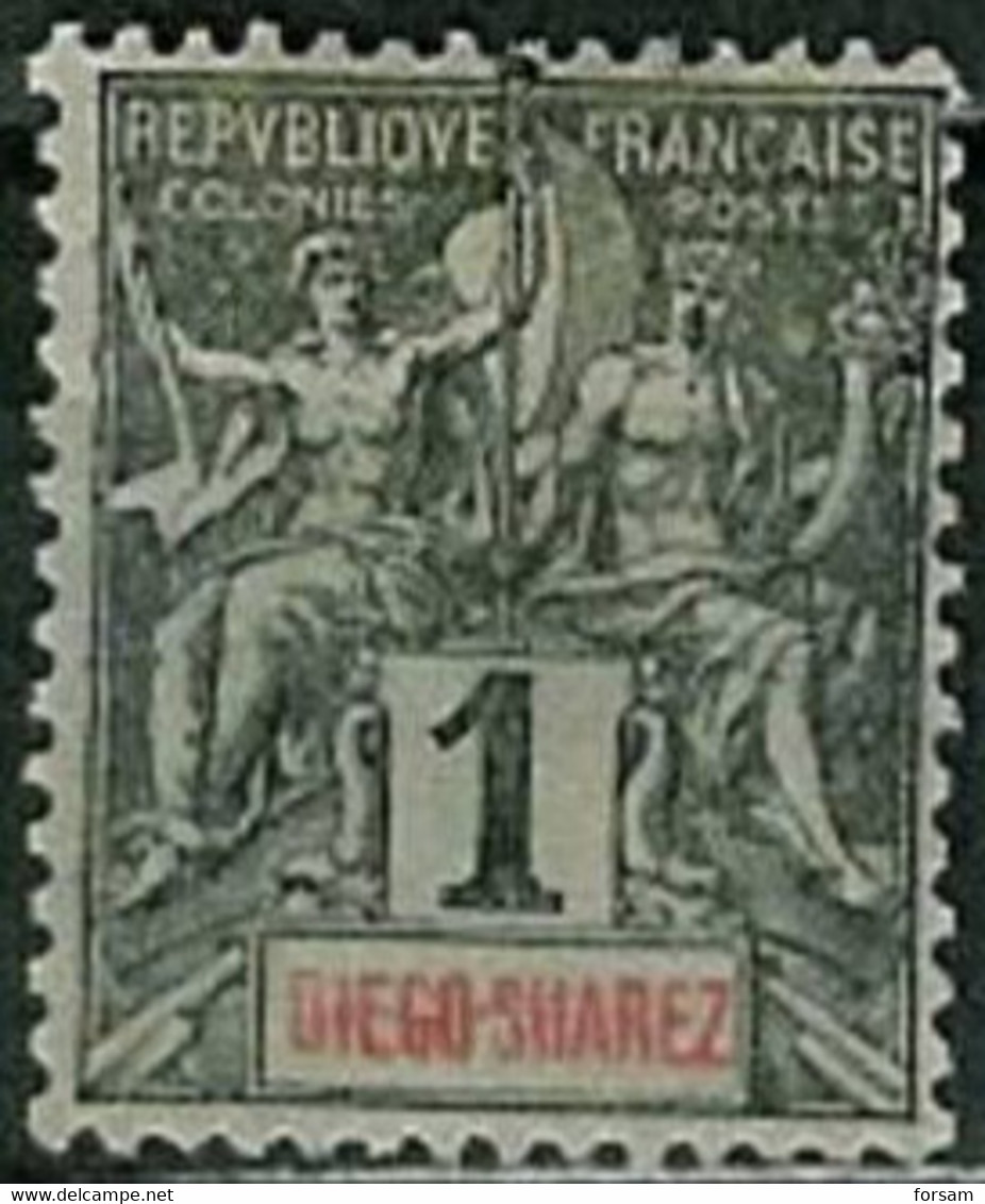 DIEGO-SUAREZ..1894..Michel # 38...MLH. - Used Stamps