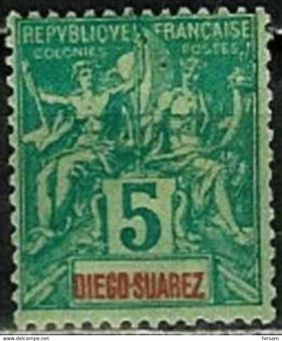 DIEGO-SUAREZ..1894..Michel # 41...MLH. - Used Stamps