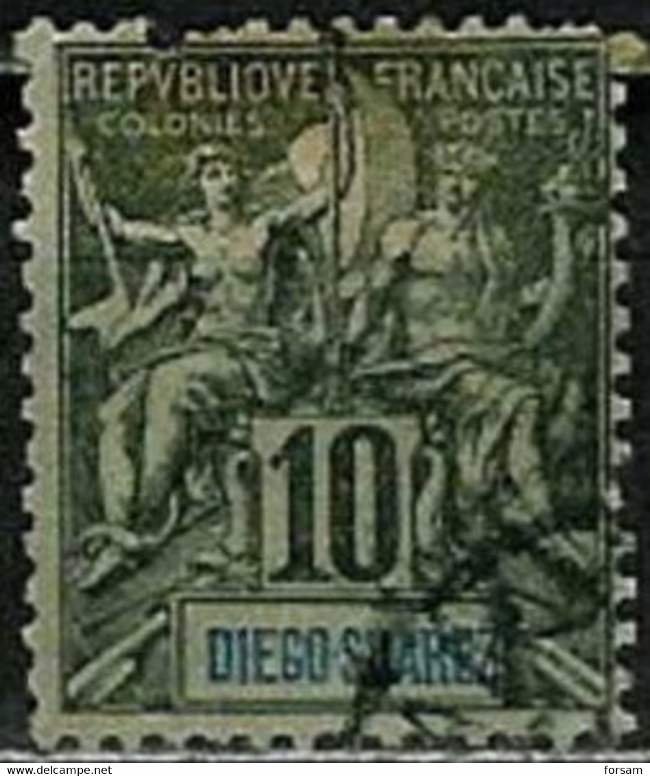 DIEGO-SUAREZ..1894..Michel # 42...used. - Used Stamps