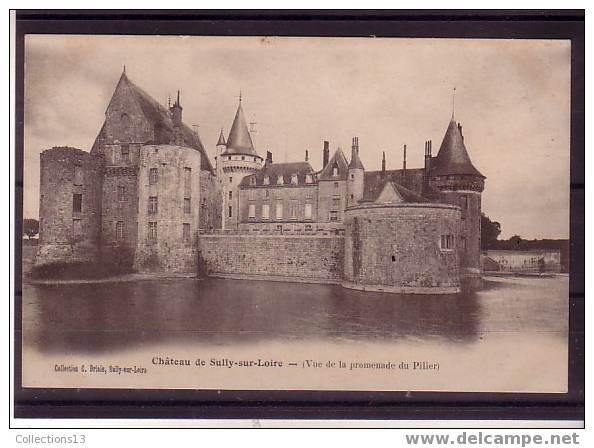 LOIRET - Chateau De Sully Sur Loire (vue De La Promenade Du Pilier) - Sully Sur Loire