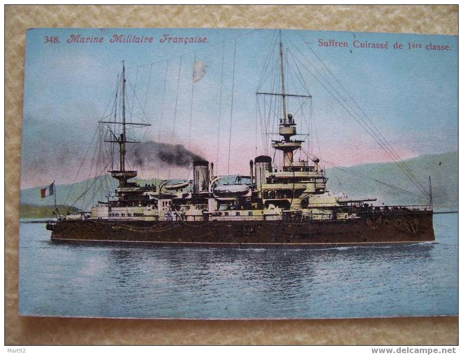 SUFFREN CUIRASSE DE 1 ERE CLASSE - Warships