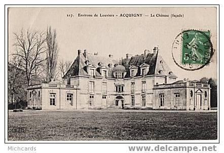 CPA 27 ACQUIGNY - Le Chateau (facade) Environs De Louviers - Acquigny