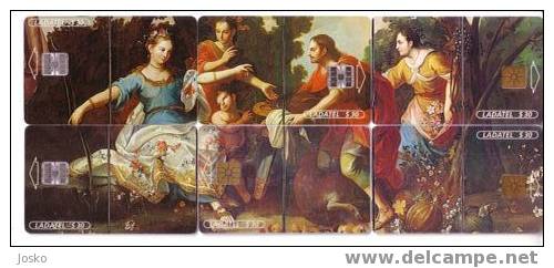 Puzzles - Art – Kunst – Arte – Peinture - Painting – Paintings - Gemaelde – Peintures - Mexico Puzzle 6.cards - SEE SCAN - Pittura