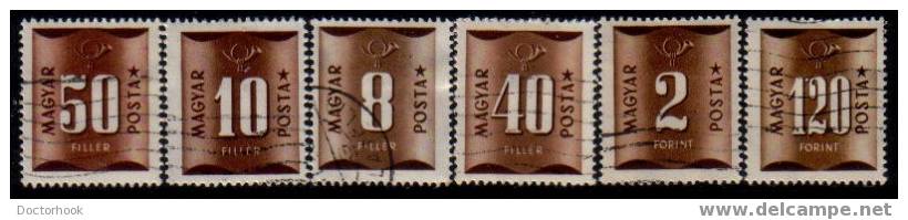 HUNGARY   Scott   # J 198-209  F-VF USED - Impuestos