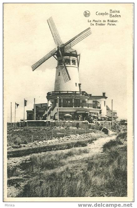 Koksijde - Baden ,  De Blekker Molen - Koksijde