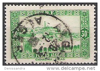 Algerie 1936 Michel 111 O Cote (2005) 0.30 Euro Ghardaia M'Zab Cachet Rond - Oblitérés