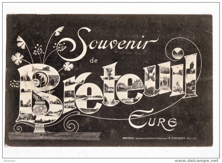 CPA---27----BRETEUIL----SOUVENIR - Breteuil