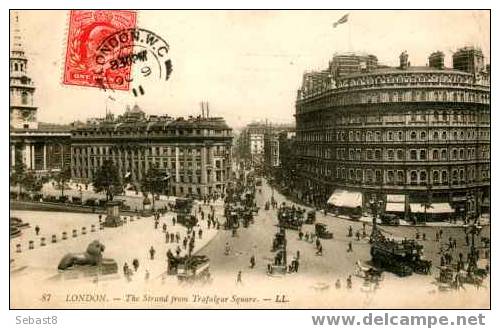 LONDON THE STRAND FROM TRAFALGAR SQUARE - Trafalgar Square