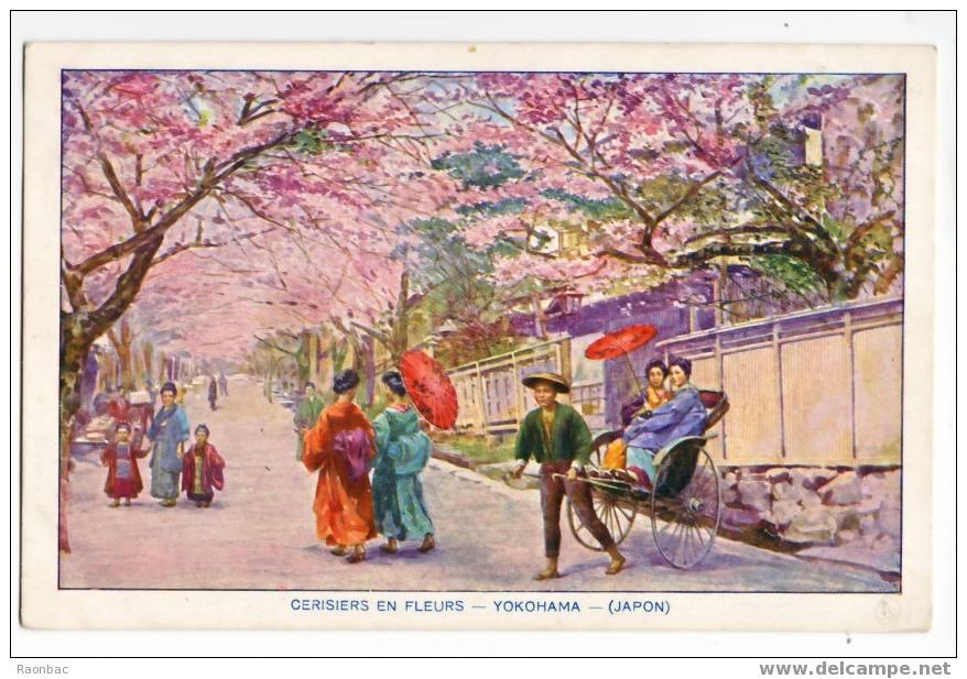 CPA-----ASIE---JAPON----YOKOHAMA----CERISIERS - Yokohama