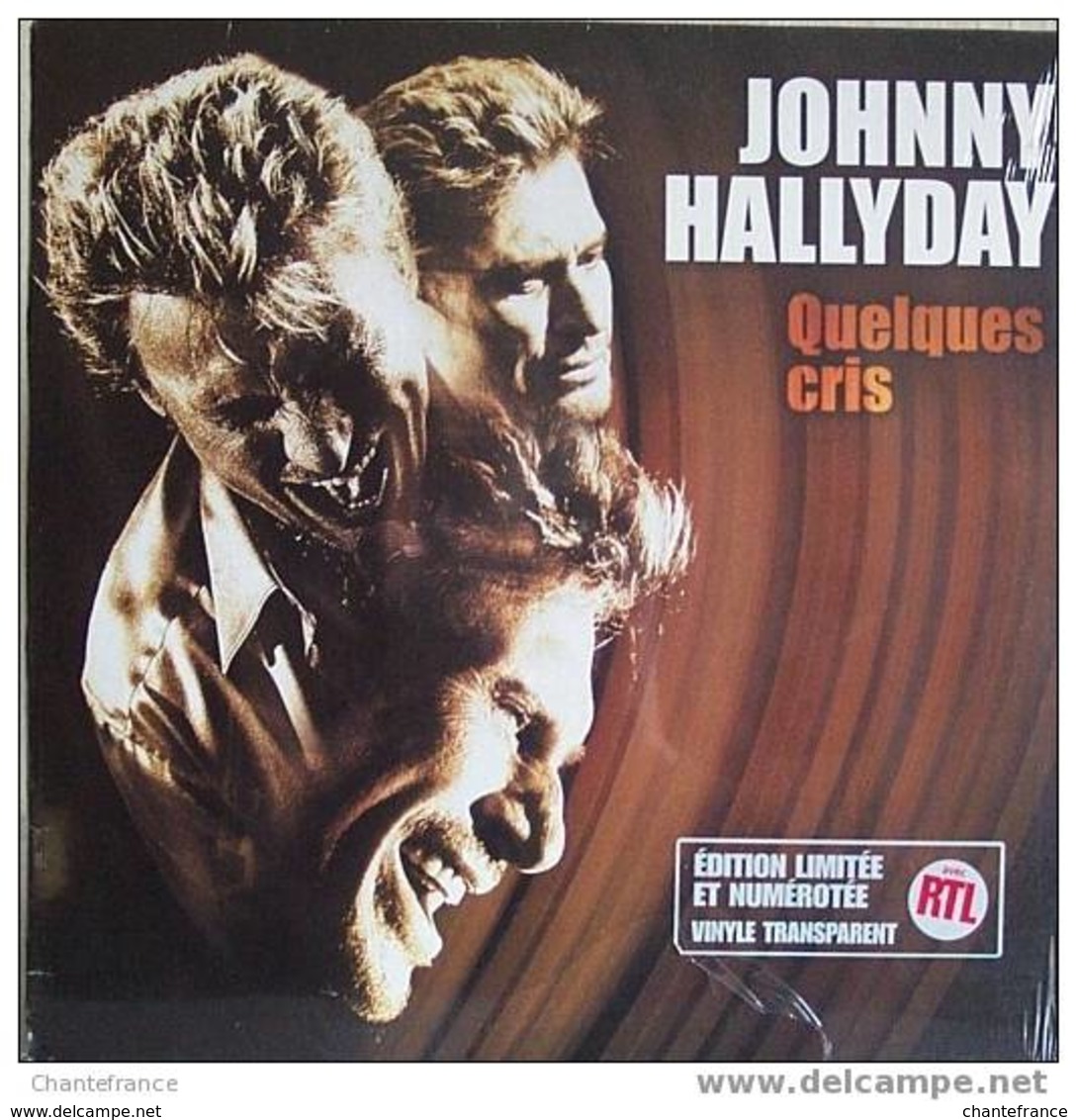 Johnny Hallyday MAXI 45 T. *quelques Cris* - 45 T - Maxi-Single