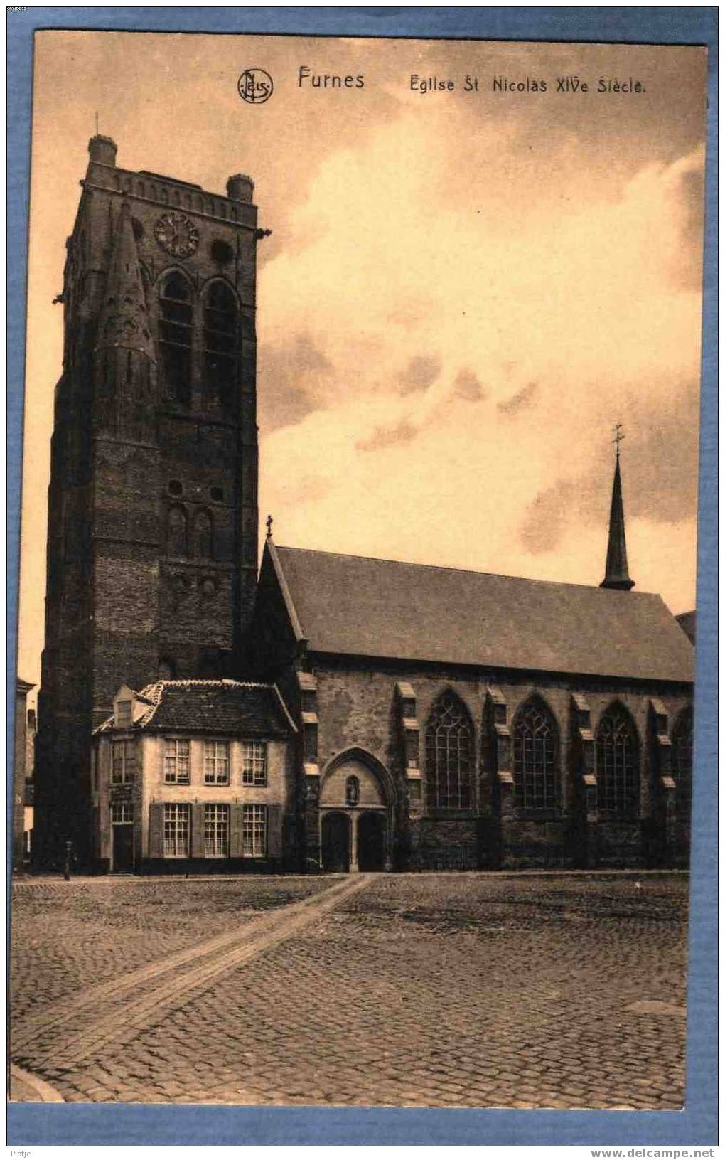 * Veurne - Furnes * église St Nicolas XIVe Siècle, Kerk, Church, Vieux Photo, Old Picture - Veurne